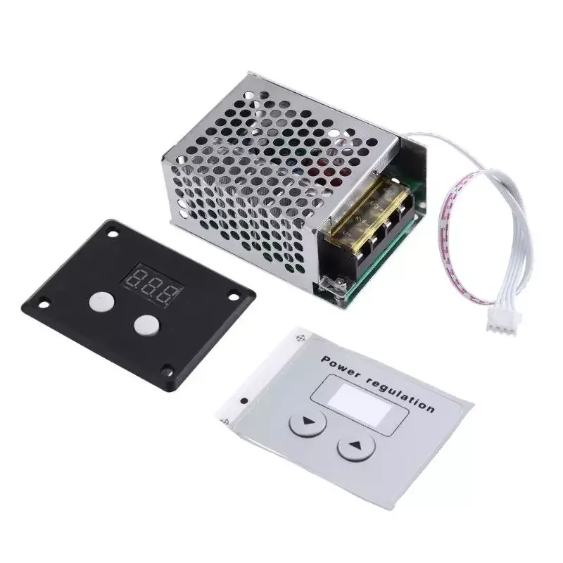 

4000W 220V AC Voltage Regulator Dimmer Electric Motor Speed Temperature Controller for Water Heater Small Motors