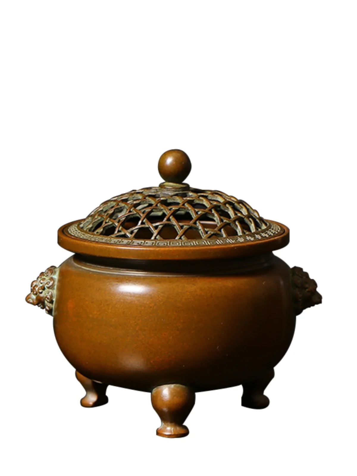 Qing Songtang Deep Bellied Подкова Леве ухо Su Медная печь Знаменитый мастер Hu Qingsong's Pan Xiang Pagoda (art.: 3920cc0ca2909) - 3920cc0ca2909