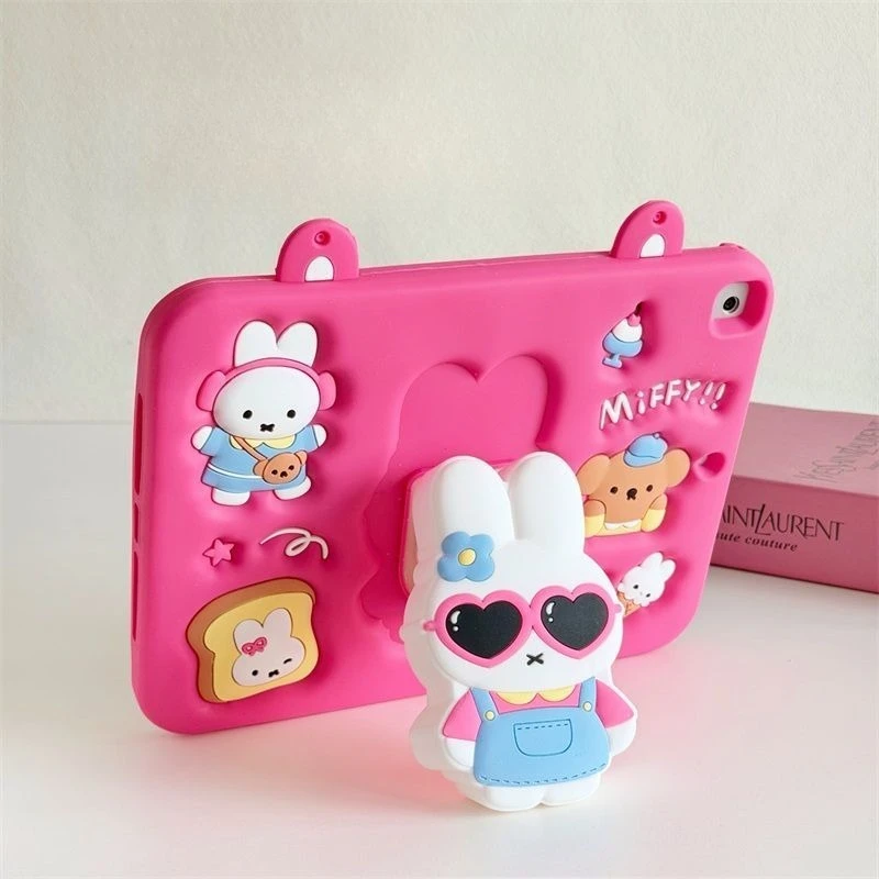 Фото Аниме-чехол Miffy для Apple iPad 12 Air 8, плоский корпус, привлекательный дизайн, мультяшный, хит продаж, новинка, оптом, качественные товары, простой и практичный. №4
