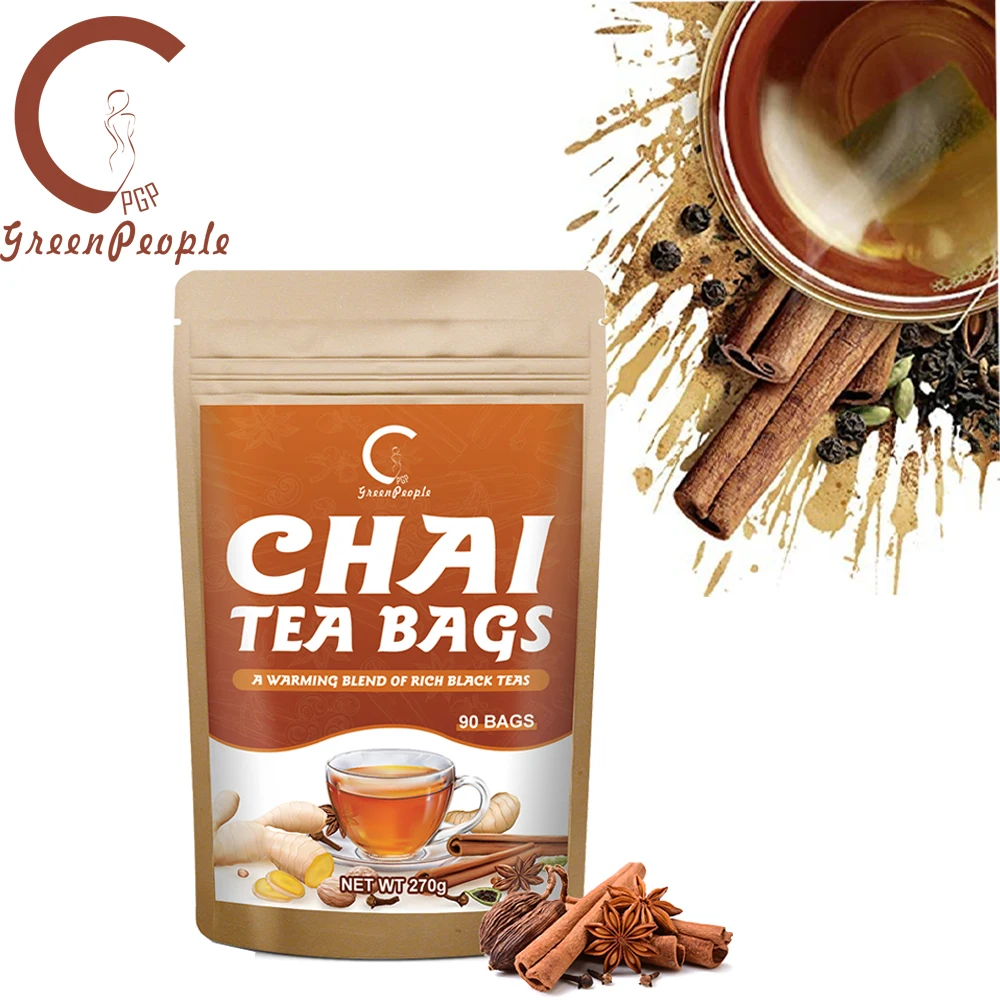 GP Greenpeople Chai красный чайный пакетик индийская Тонизирующая почка Masala Корица