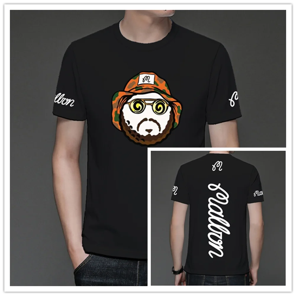 

Футболка для гольфа Malbon для мужчин и женщин, лето 2023, футболка для гольфа Malbon, Панама для гольфа с коротким рукавом, модная свободная одежда д...