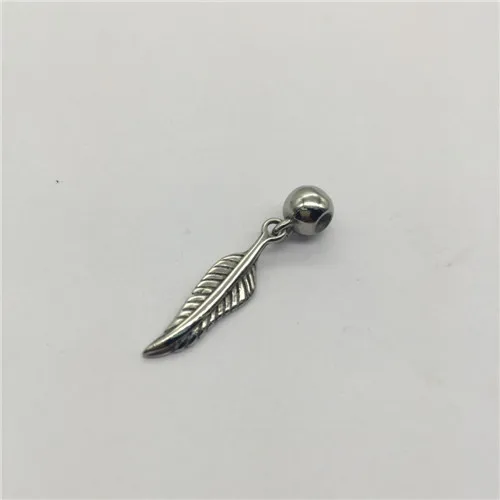 50pcs/lot 1.01usd/pc YQ-ZZ-33 Stainless Steel Fly Metal Casting Beads