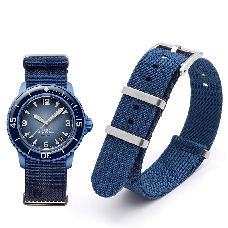 

High quality 20mm 22mm Nylon Fabric Watch Band Sport Strap Waterproof Bracelet for Seiko/CITIZEN/TIMEX/Longines