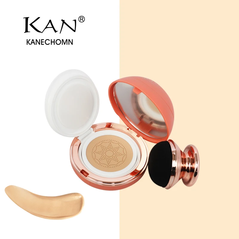 

KAN Mushroom Head Make Up Air Cushion CC Moisturizing Concealer Foundation Air-Permeable Natural Brightening Makeup BB Cream