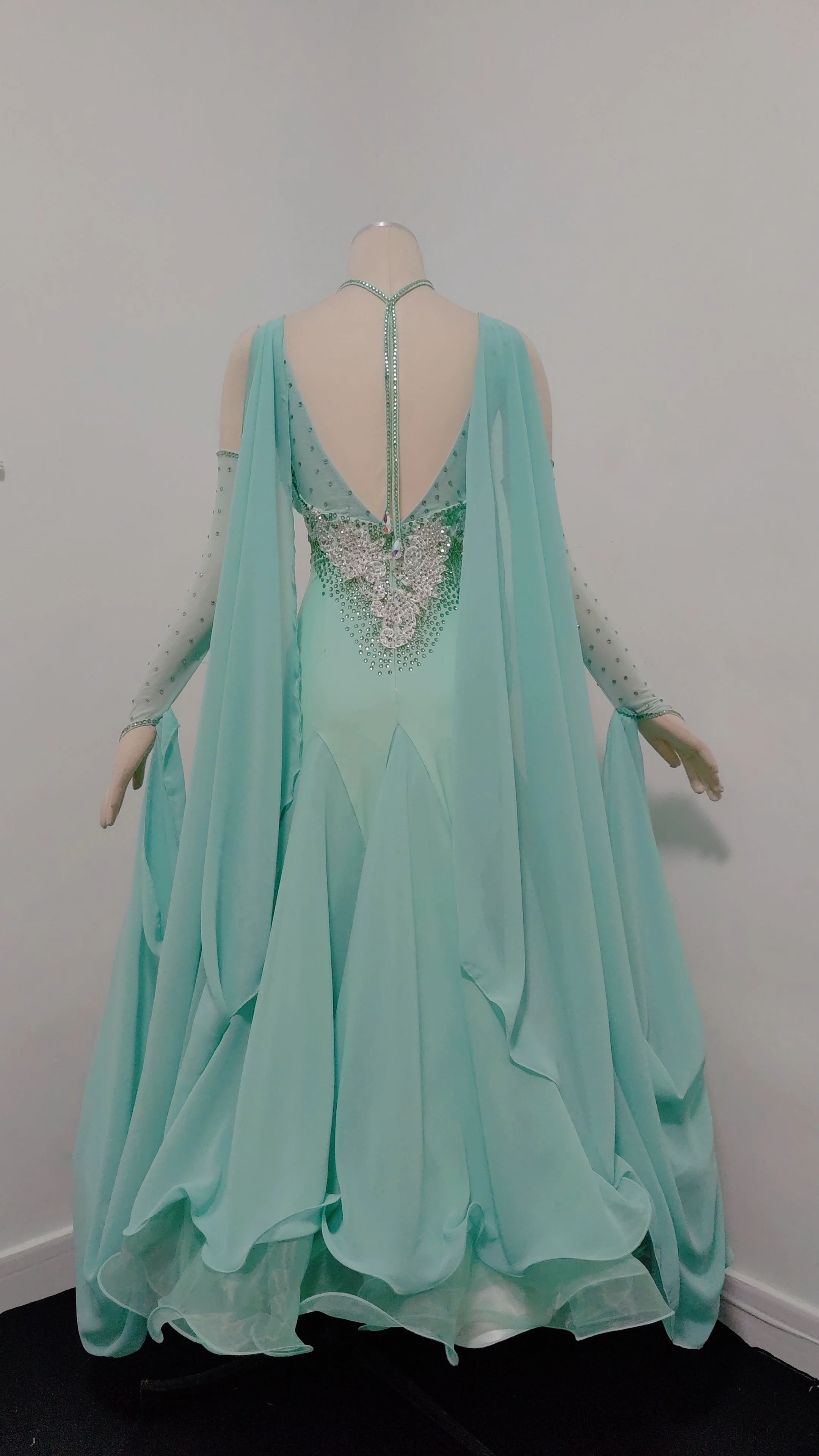 Платье для бальных танцев женское платье высокого качества Spendex фламенко вальс