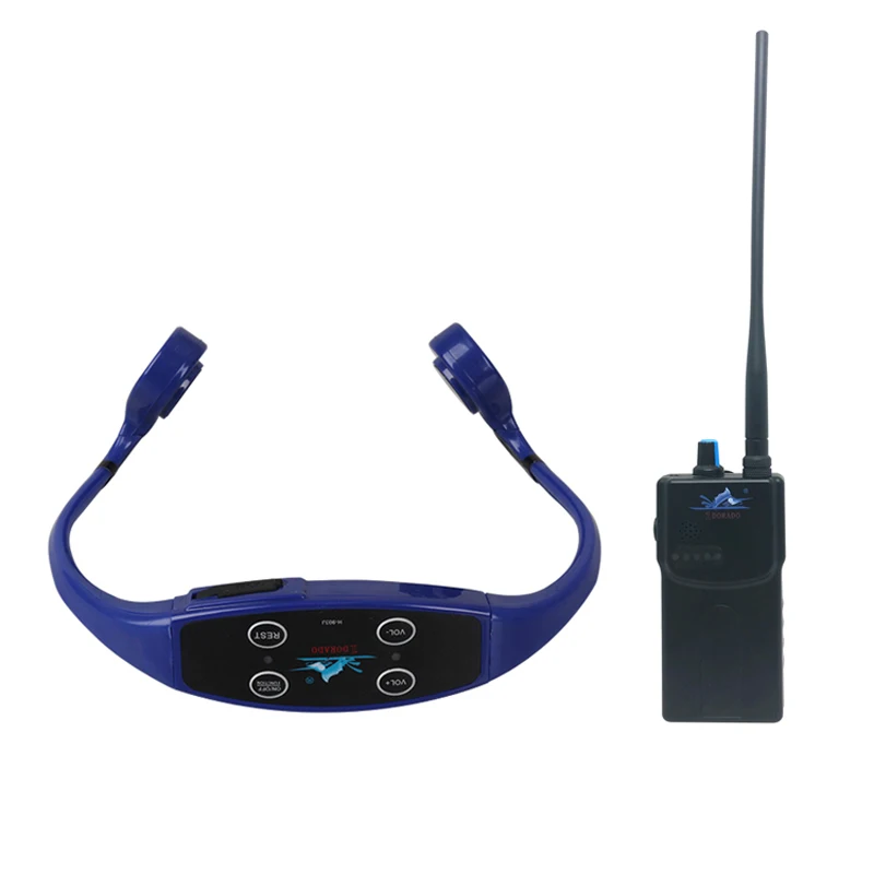 

1 H-903 Swimmer's Bone Conduction Headset and 1Transmitter H-900 for Swimming Training Real Time Communication