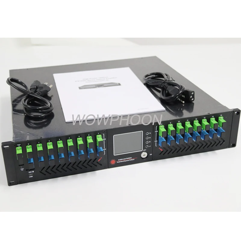

2U EDFA 16 Port 19dBm 22dBm 23dBm CATV WDM EDFA Optical Fiber Amplifier