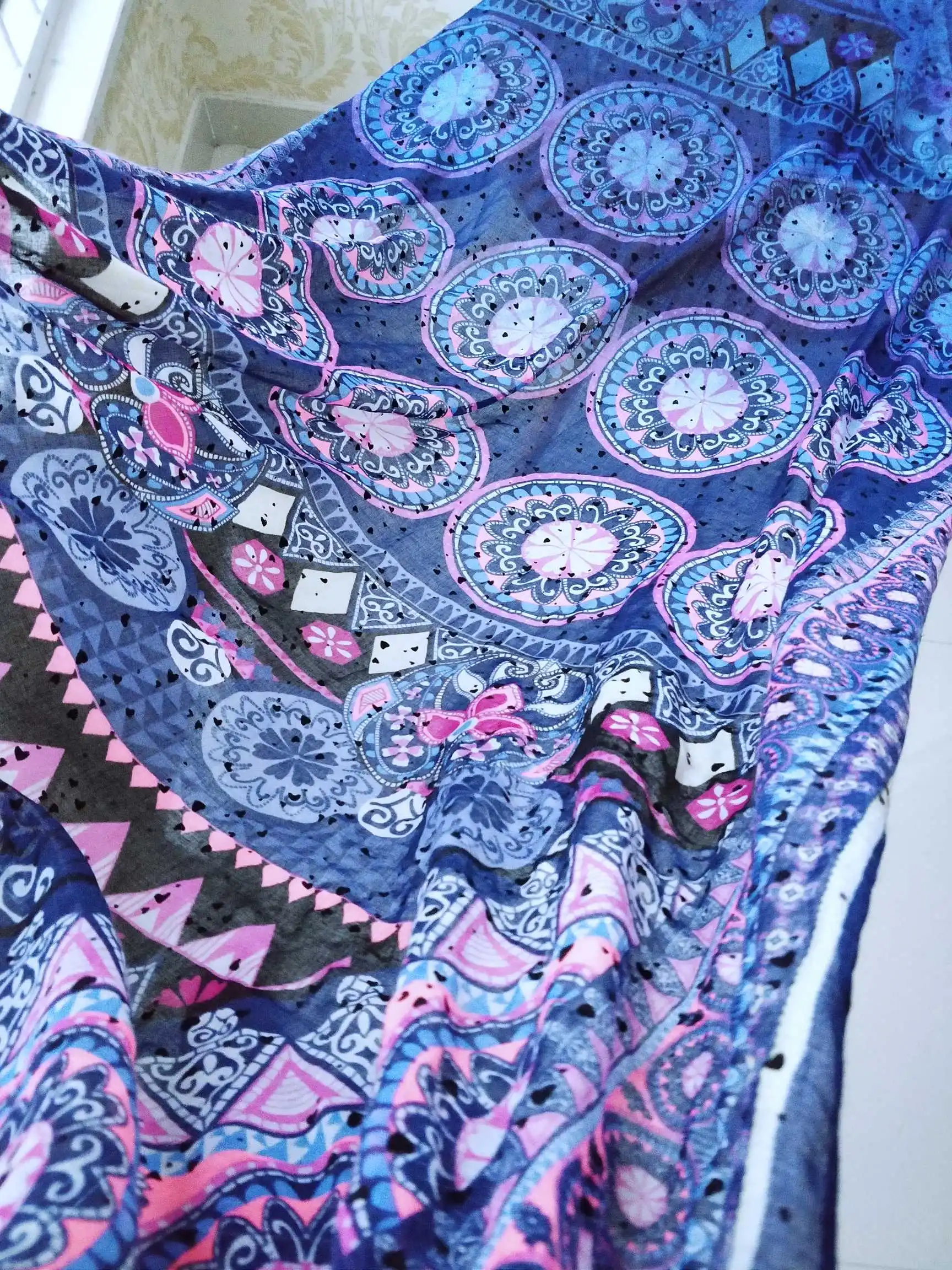 Международная торговля оригинальным испанским принтом вышивки пляжный