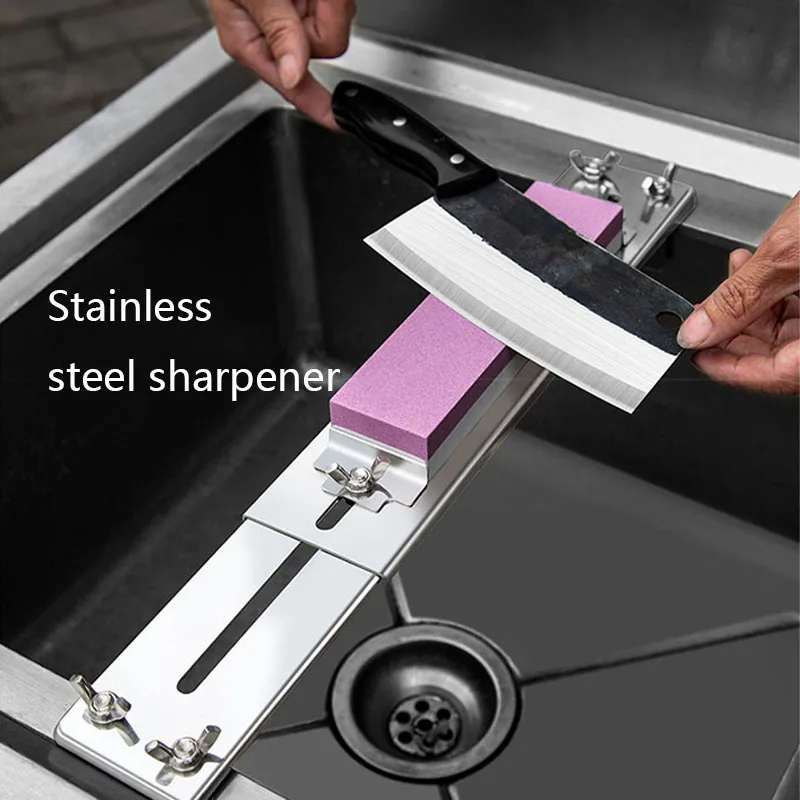 

Knife Sharpener Sharpening Stone Professional Whetstone Grinding Kitchen Tools Accessories Gadgets Wet Dual Side Girt Honing Set