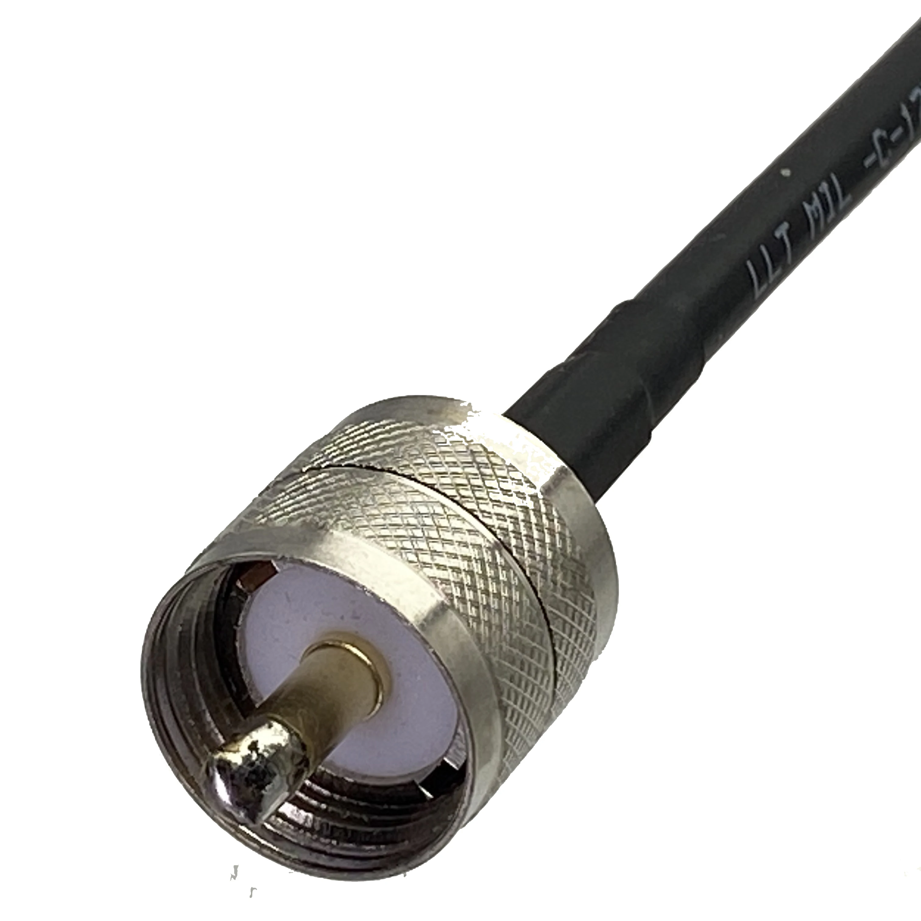 1 шт. RG58 UHF PL259 штекер к BNC Штекерный Разъем RF коаксиальный гибкий соединительный