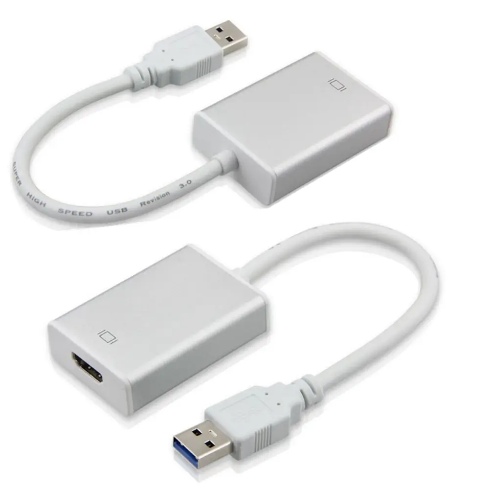 

Конвертер интерфейса USB 3,0-HDMI, внешняя Плата расширения, подходит для адаптера кабеля ноутбука Lenovo Dell Xiaomi