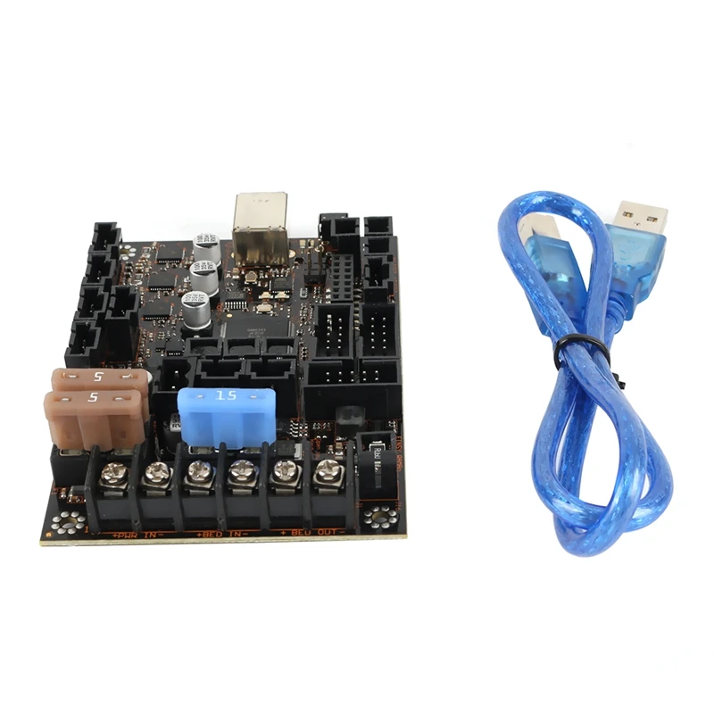 

Trianglelab Einsy Rambo 1.1B Mainboard for Prusa I3 MK3 MK3S 3D Printer TMC2130 Stepper Drivers 4 Mosfet Switched Output