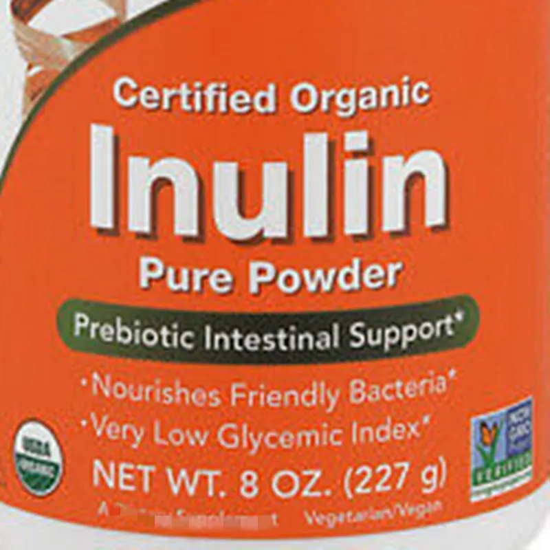 

Фруктоолигосахарид, органический чистый инулин, 8 унций (227 г), пребиотики, Чистка для взрослых, дефекация