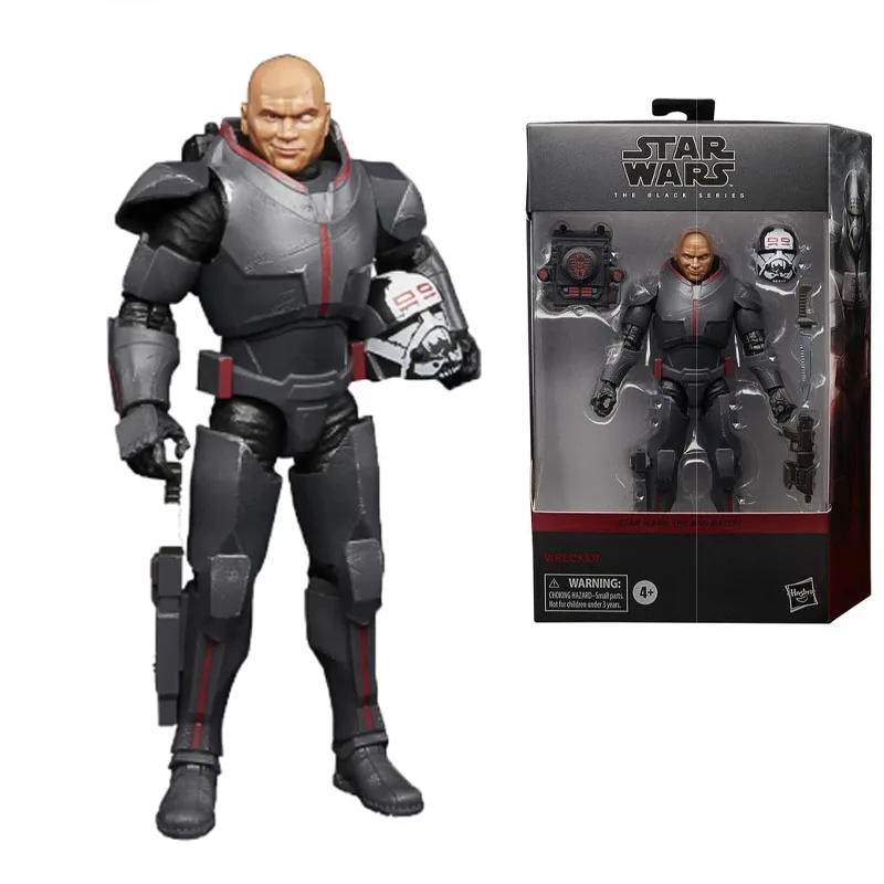 

Hasbro Star Wars The Black Series Wrecker Bad Batch Original Box Joints Movable Anime Action Figures Children Toys for Boy Gifts