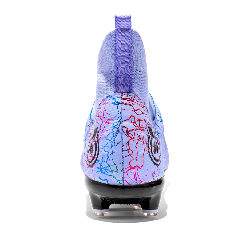 Men's Football Boots High-top Soccer Shoes FG/TF Grass Anti-Slip Training Cleats Football Futsal Sneaker Child's Sports Footwear