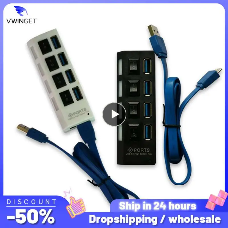 USB-разветвитель с 7 портами и 7 USB-портами, 1-5 шт. USB-разветвитель с 7 портами и 7 USB-портами, 1-5 шт.