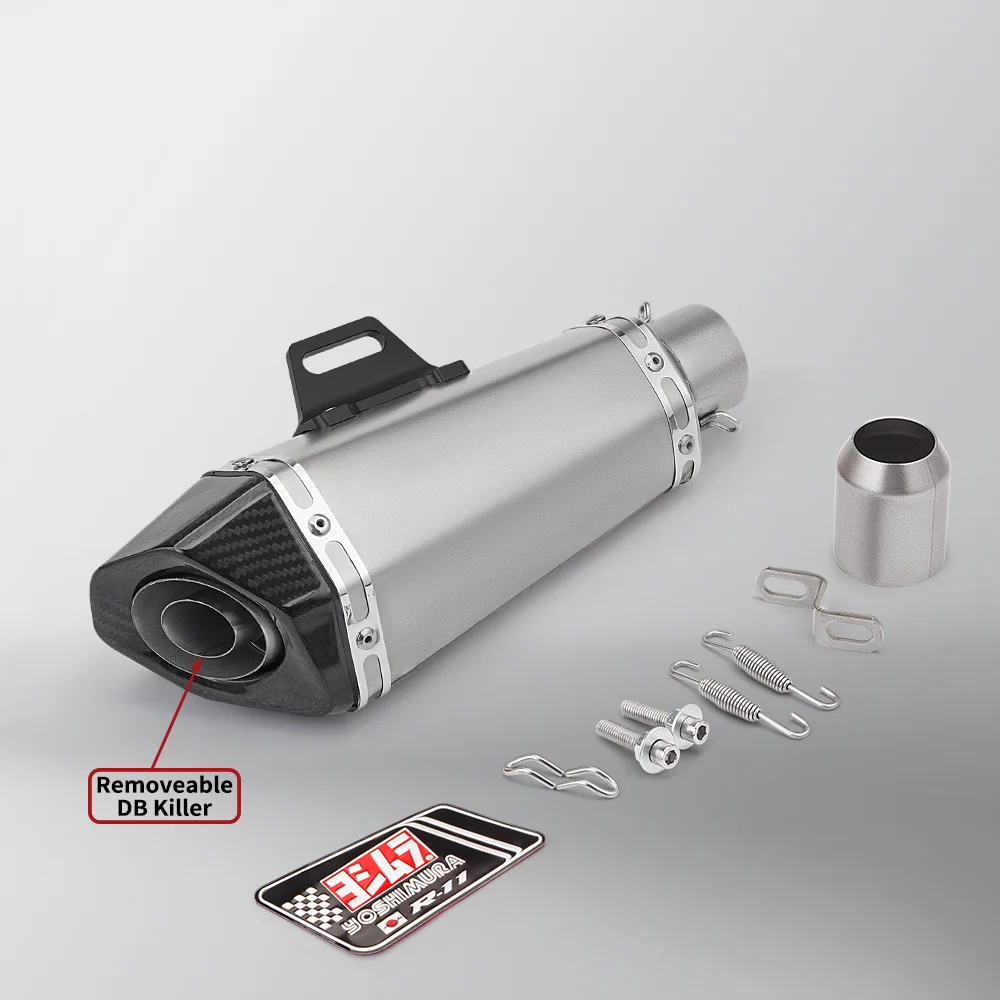 Универсальный выхлоп мотоцикла 36-51 мм с наклейками-вбивкой Db глушитель для Z900