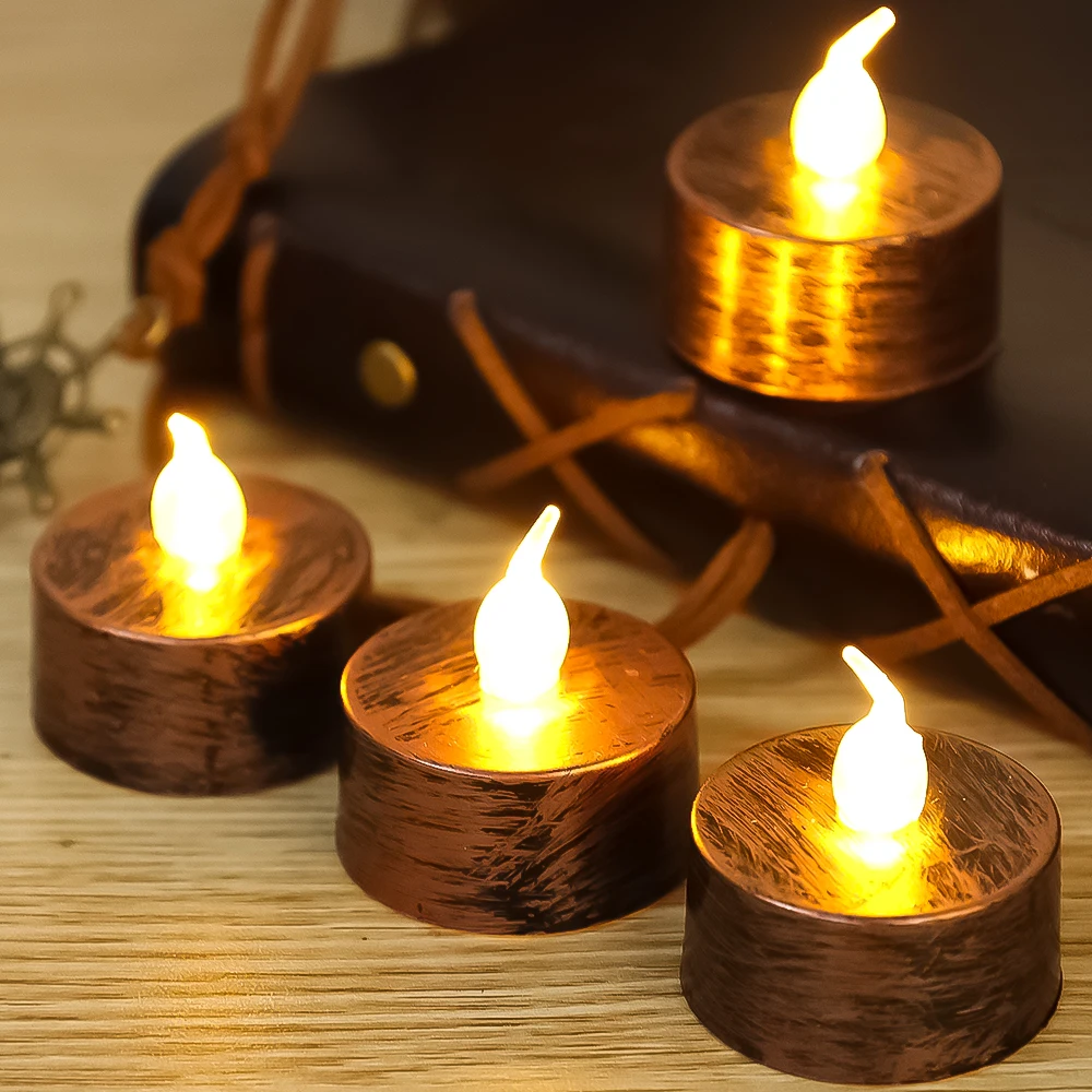 

10/5/1Pcs Led Electronic Candle Simulation Tearing Swing Light Household Smokeless Lighting Birthday Hotel Wedding Decoration