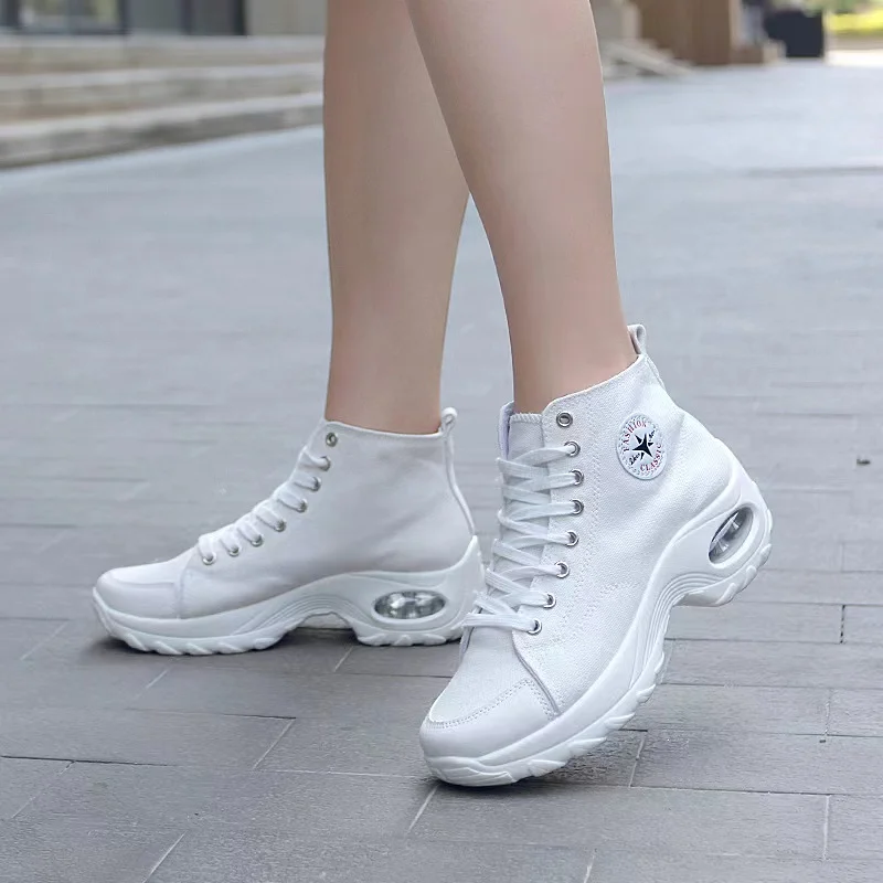 Spring and Summer New Large Sports Women's Shoes Breathable and Comfortable Canvas Fashion Casual Shoes