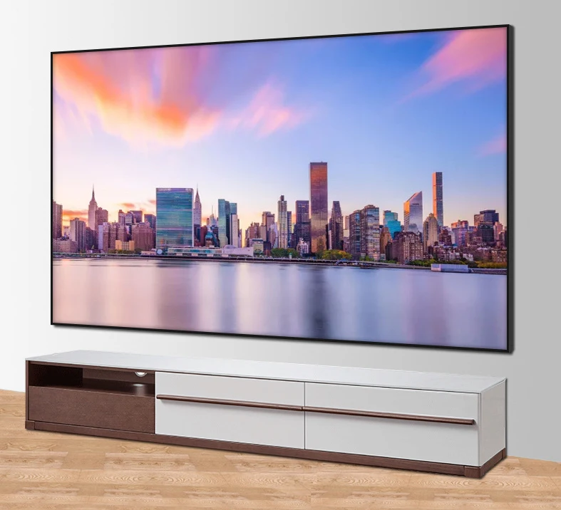 

WT projection screen 4.5cm metal frame 110 inch Attractive Price Outdoor Indoor Projection Screen For Home Theater