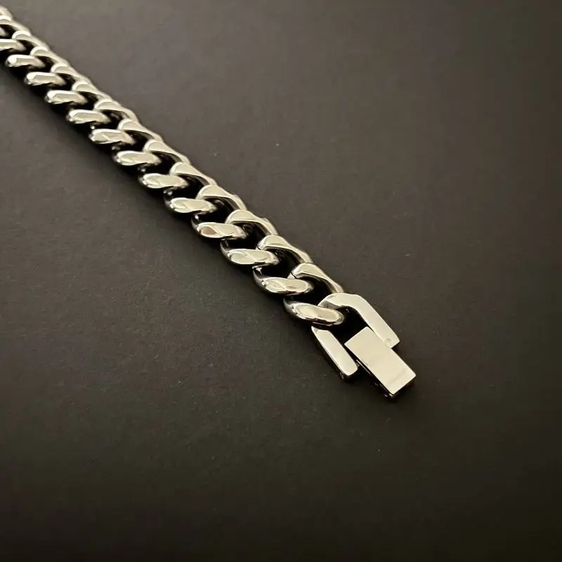 Новый браслет из чистого титана 10 5 мм полированный шестисторонний легкий