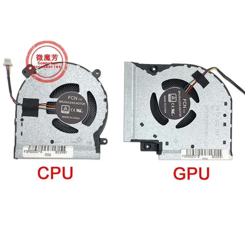 Новый охлаждающий вентилятор для ноутбука Asus ROG Strix Scar II GL504 GL504GS GL504G GL504GM GL504GV S5C S5CS
