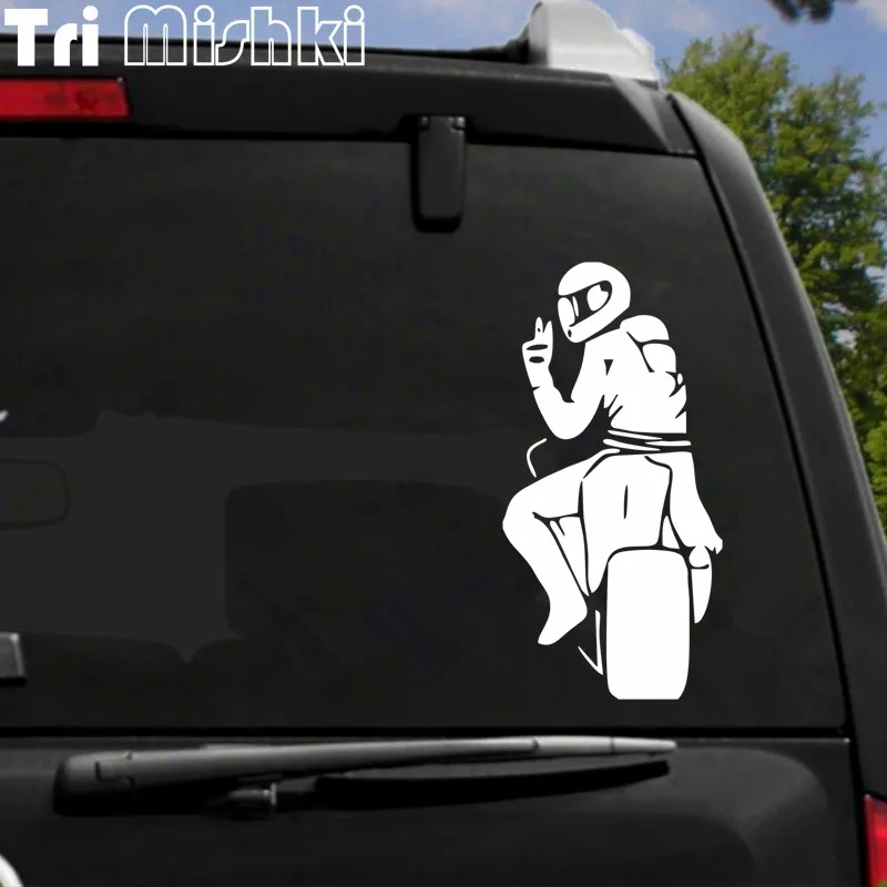 

Три мишки H1569 уважение за мотоциклистов Автомобильная Наклейка Виниловые наклейки мотоциклетная наклейка на автомобильный бампер Светоотражающая наклейка