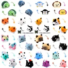 Мягкие морские животные, забавная кошка, гэто, детские плюшевые животные, единорог, двухсторонняя флип-кукла, милые игрушки для популярных