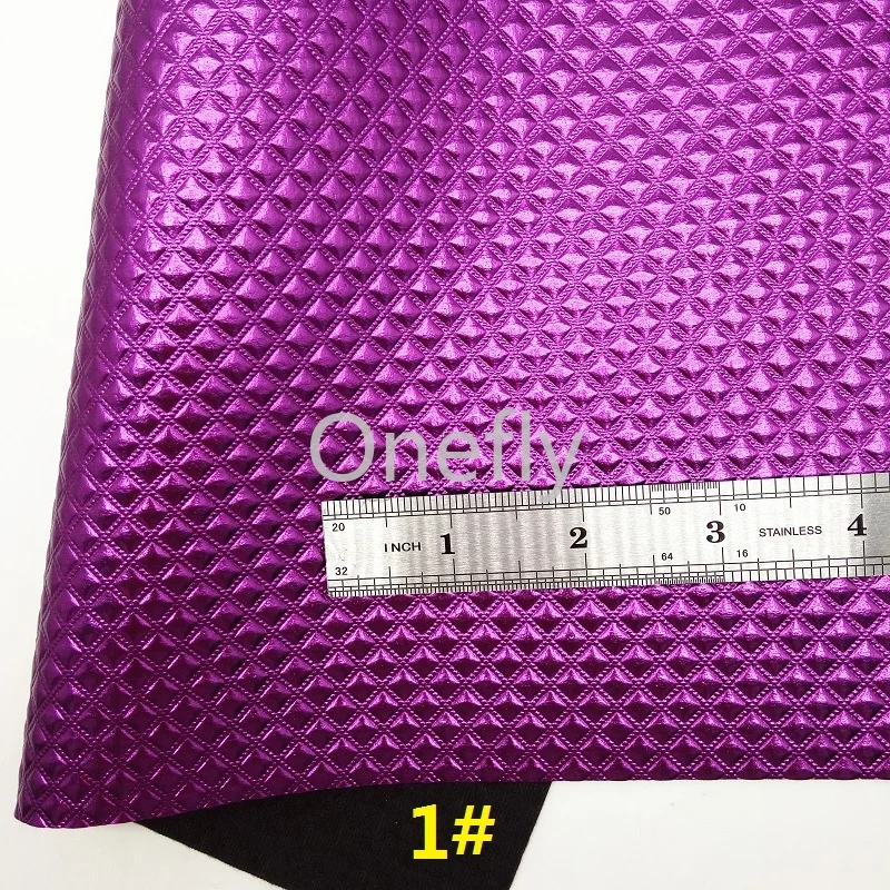 Onefly Кружева Блестящие Кожаные листы пледы Тиснением Синтетическая кожа ткань