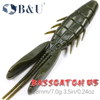 bu craw fishing lures craws shrimp scent soft bass perch lure fishing bait wobblers bass lures soft silicone