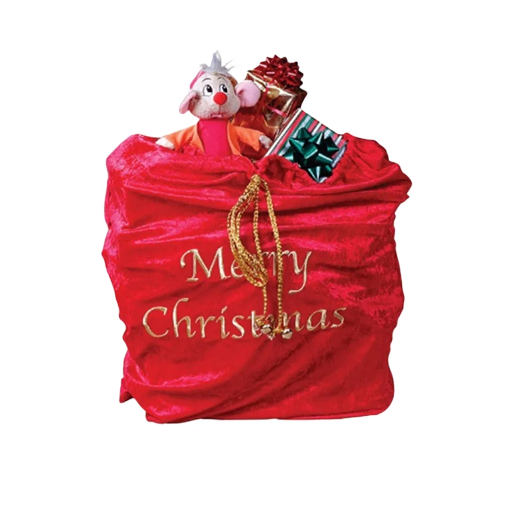 

Christmas Gift Bags Drawstring Candy Bag Large Size Santa Claus Bag Xmas Treat Bag Santa Sack Party Favor Bag for New Year Xmas
