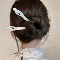 plain acetate hair sticks hairpins hair clips geometric vintage hair clasp headwear women hairstyle tools hair accessories