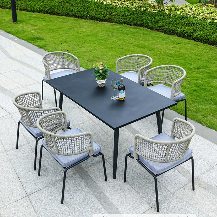

Garden Table And Chairs Dining Outside Restaurant Rattan Sets Outdoor Patio Furniture