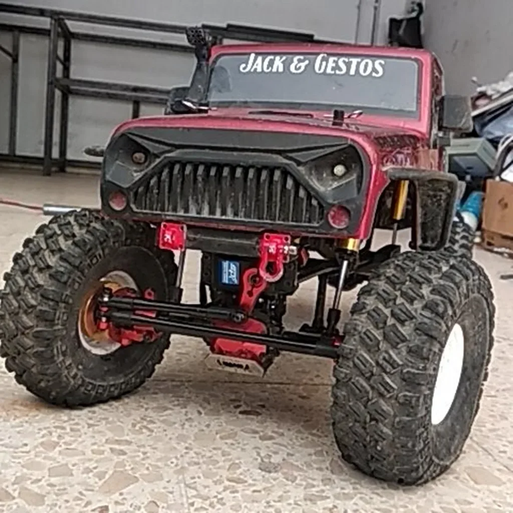 RC Car CNC Metal Front / Rear Axle with Protector for 1:10 Crawler Axial SCX10 II 90046 90047
