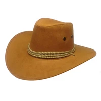 trendy men hat belt decor multi colors jazz cap costume accessory male cap trilby cap