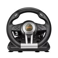 racing game steering wheel 180 degree usb vibration dual motor controller foldable pedal joystick for pcps 34xboxoneswitch