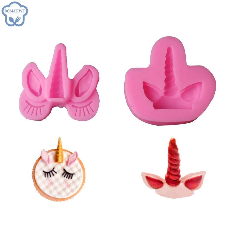 

1pc Unicorn Eyes and Ears Silicone Mold Chocolate Mousse Sugar Baking Mold Plaster Mold Baking Accessories Cake Mold Tools