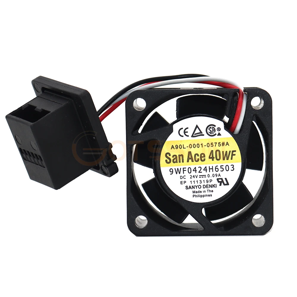 Фото Новинка, охлаждающий вентилятор Fanuc для SANYO 9WF0424H6503 A90L-0001-0575 # A 4020 40*40*20 мм DC24V 0.09A 4 см №1