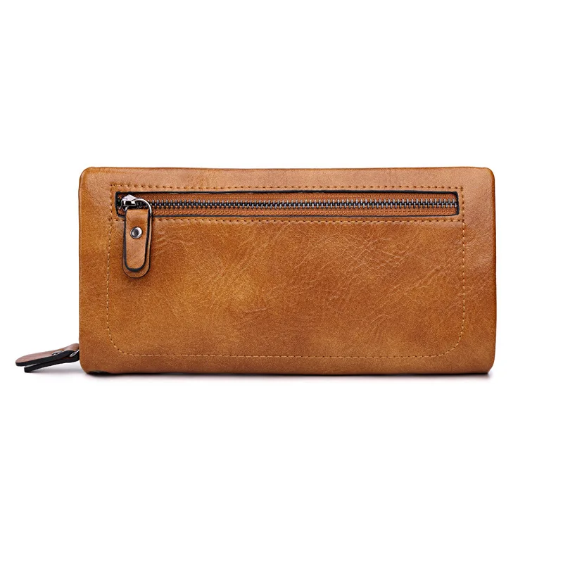 

Hot Selling Fashion Coin Purse Long Women's Wallet Business Large Capacity Card Holder Female Pu Leather Clutch Money Bag