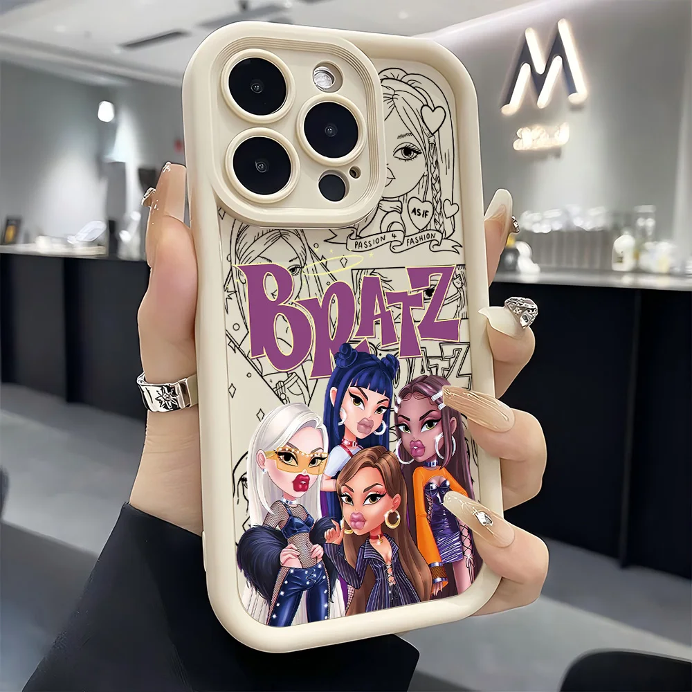 Фото Милый чехол для телефона B-Bratz для Samsung S26 S25 S24 S23 S22 S21 S20 F06 M16 Note 20 FE Plus Ultra 4G 5G, мягкий силиконовый ТПУ №5