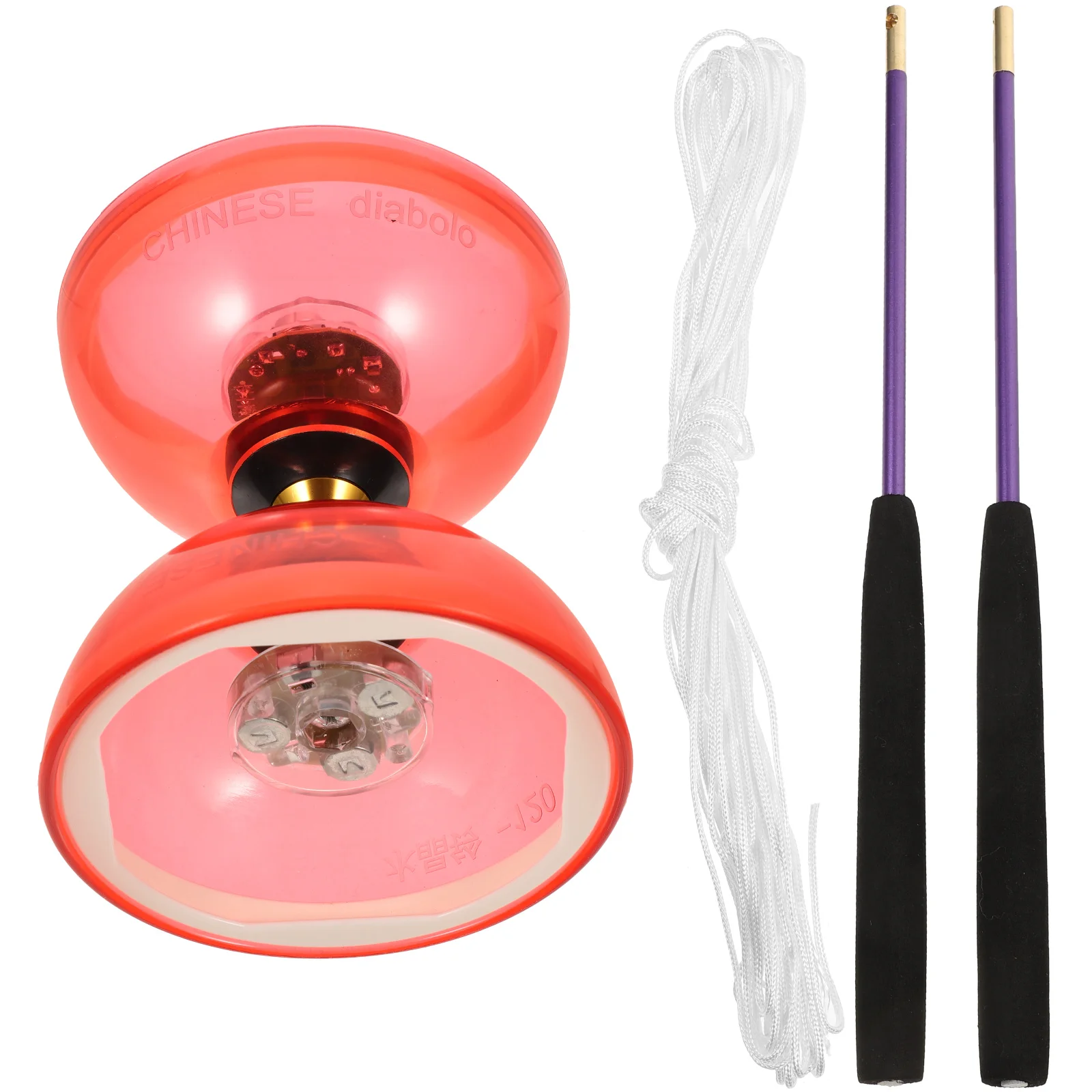 

Crystal Bearing Diabolo Chinese Yoyo Toys Beginner Classic Kids Juggling