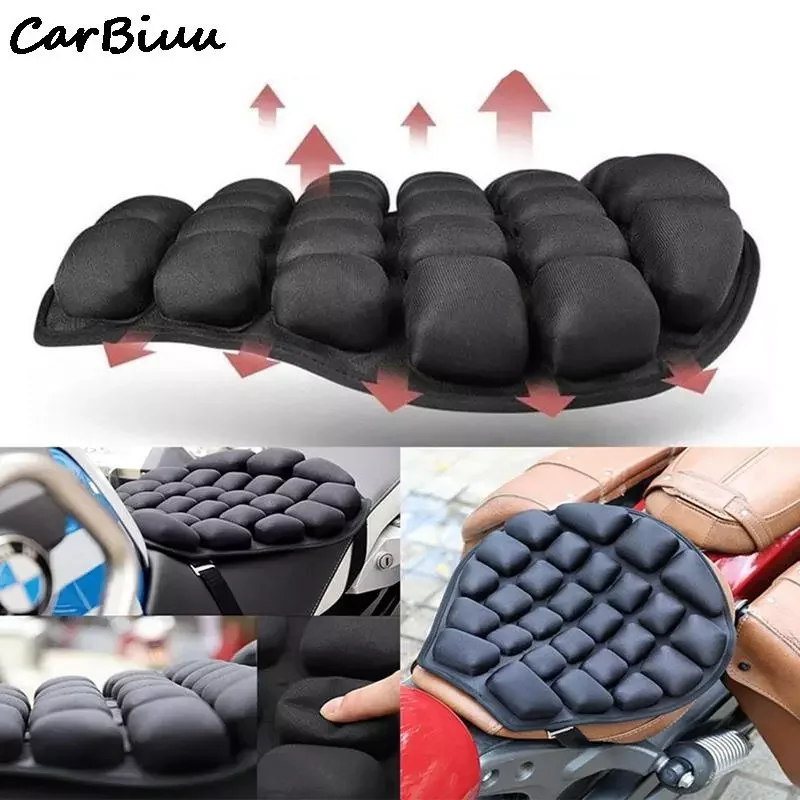 

Universal Motorcycle Seat Cushion Pressure Relief Ride Comfort Gel Seat Car Inflatable Decompression Office Air Cushion