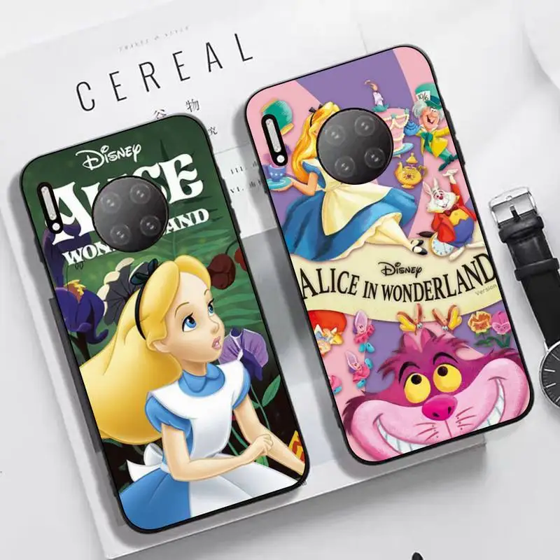

Disney Alice in Wonderland Phone Case For Huawei Nova 3I 3E mate20lite 20Pro 10lite Luxury funda case
