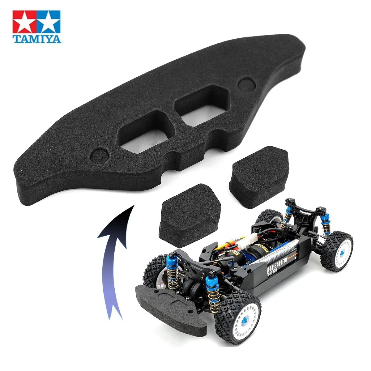 

TAMIYA XV02 губчатый передний бампер 51701 для радиоуправляемой машины