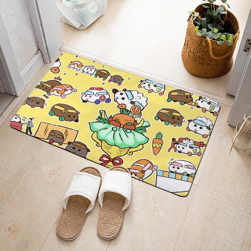 

Комнатный коврик для спальни, гостиной, мягкий Противоскользящий живописный ковер для детской комнаты, милый коврик для молитвы с морской с...