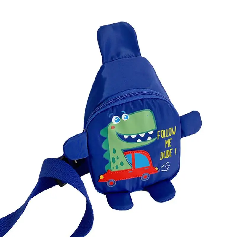 

Toddler Crossbody Sling Bag Cute Dinosaur Cartoon Chest Bag Waterproof One Strap Backpack For Kids Beach Outgoing