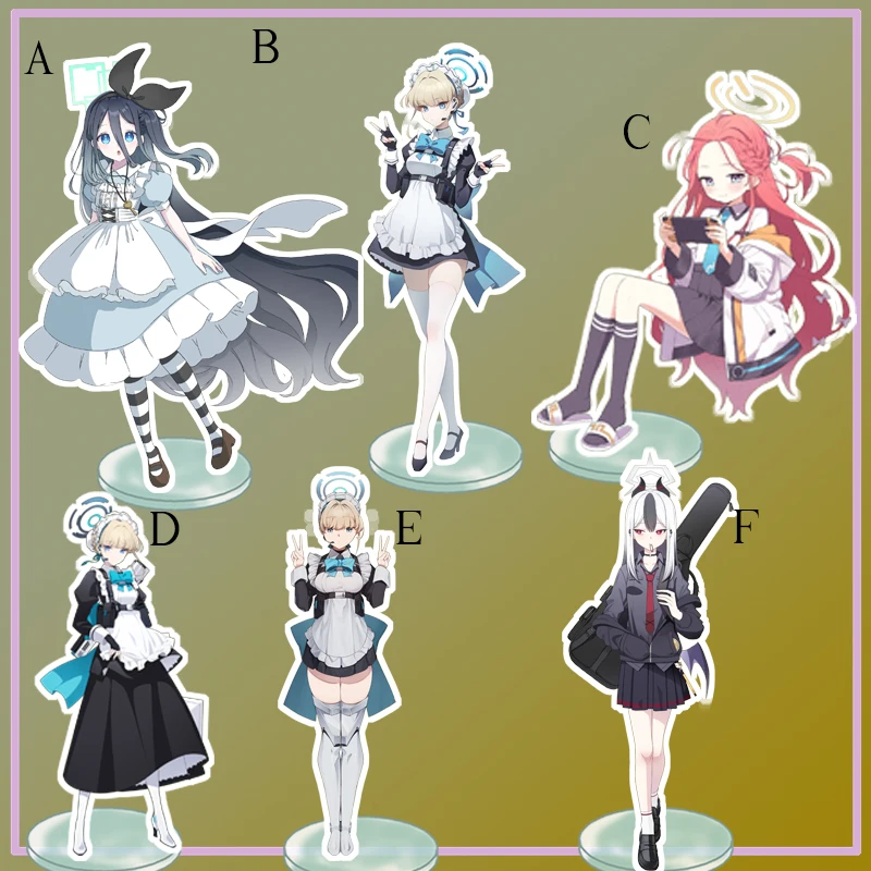 

Anime Stand Blue Archive Onikata Kayoko Acrylic Figure Display Desktop Decoration 15cm