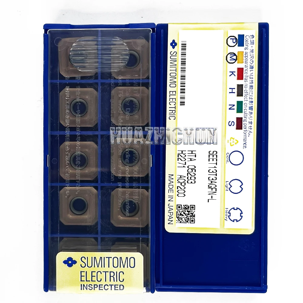 

Оригинальные режущие пластины из карбида SEET13T3AGFN-L ACP200 для токарного станка с ЧПУ для P и M