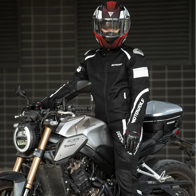 Мотоциклетная осенне-зимняя мужская и женская теплая одежда для верховой езды