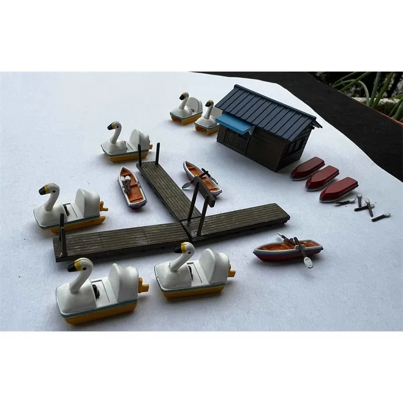 

Модель здания в масштабе 1/144 Н, модель пирса, модель сцены поезда, миниатюрная коллекция, песочный стол, модель сборки ландшафта